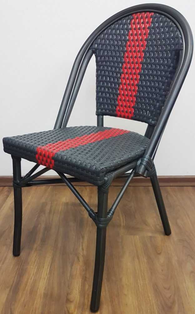 כסא לבנדרה אפור אדום